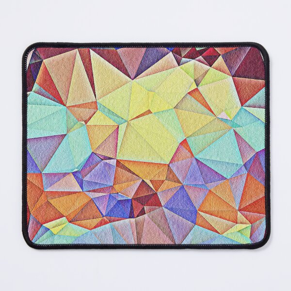 Item preview, Triangular shape art with floral texture designed and sold by Saknarong Mahima.