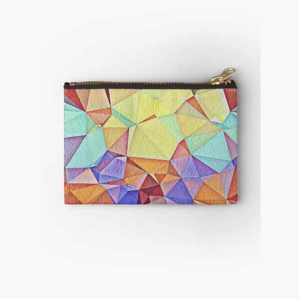 Item preview, Triangular shape art with floral texture designed and sold by Saknarong Mahima.