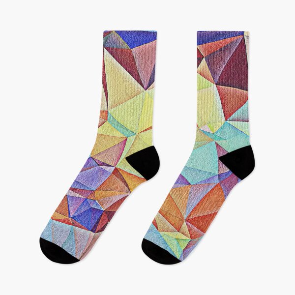 Item preview, Triangular shape art with floral texture designed and sold by Saknarong Mahima.