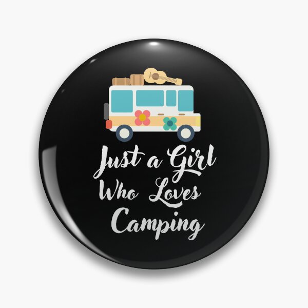 Item preview, Just a Girl Who loves Camping designed and sold by WaguinhoTex.