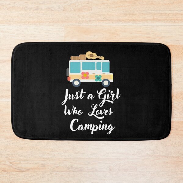 Item preview, Just a Girl Who loves Camping designed and sold by WaguinhoTex.