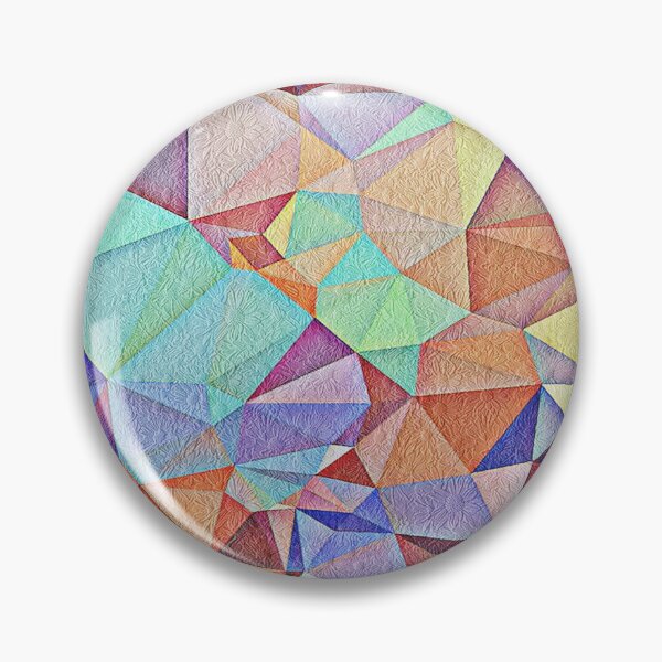 Item preview, Triangular shape art with floral texture designed and sold by Saknarong Mahima.