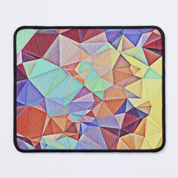 Item preview, Triangular shape art with floral texture designed and sold by Saknarong Mahima.