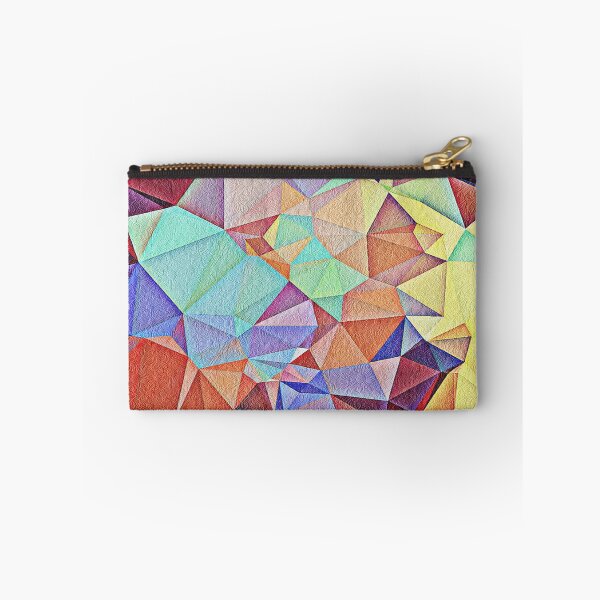 Item preview, Triangular shape art with floral texture designed and sold by Saknarong Mahima.