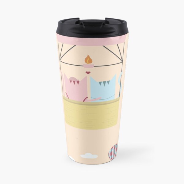 Traveling Tabbies: Hot Air Balloon Travel Mug