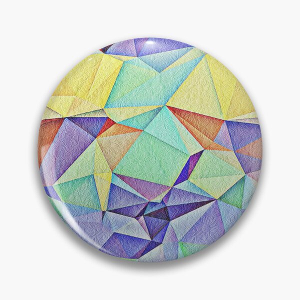 Item preview, Triangular shape art with floral texture designed and sold by Saknarong Mahima.