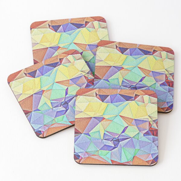 Item preview, Triangular shape art with floral texture designed and sold by Saknarong Mahima.