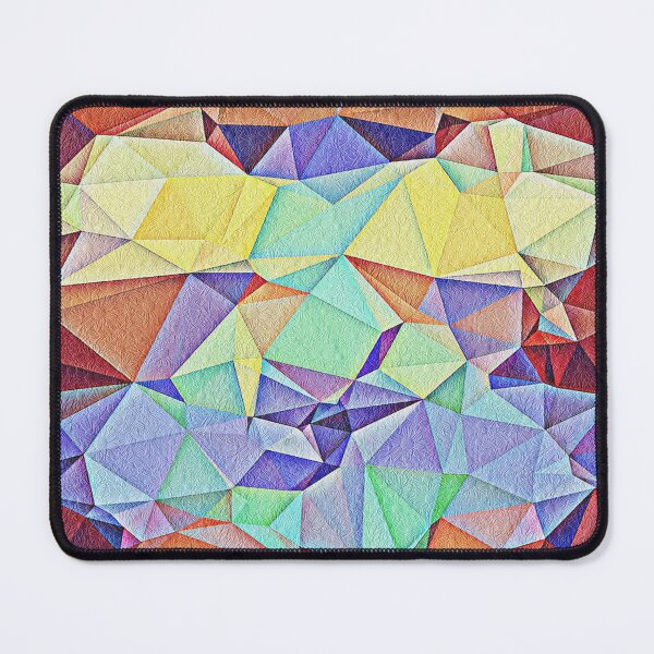 Item preview, Triangular shape art with floral texture designed and sold by Saknarong Mahima.