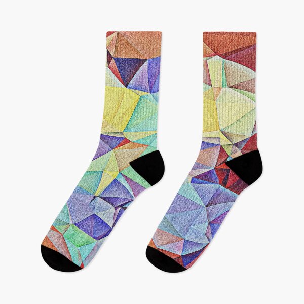 Item preview, Triangular shape art with floral texture designed and sold by Saknarong Mahima.