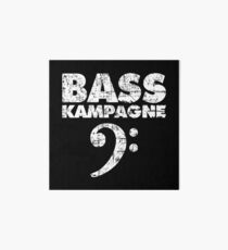 Bass campaign Bass Design Vintage White Art Board