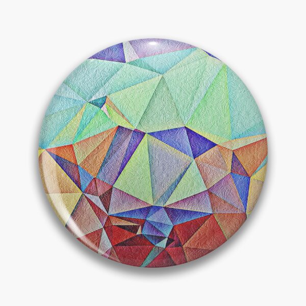 Item preview, Triangular shape art with floral texture designed and sold by Saknarong Mahima.