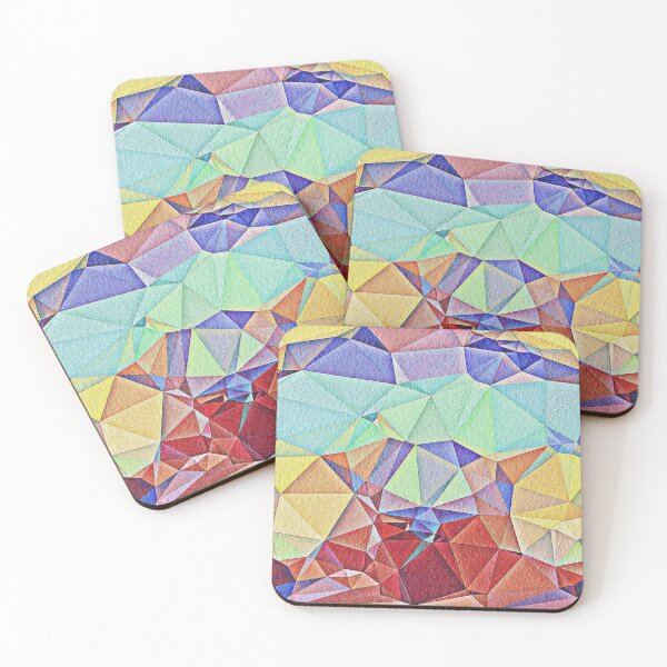Item preview, Triangular shape art with floral texture designed and sold by Saknarong Mahima.