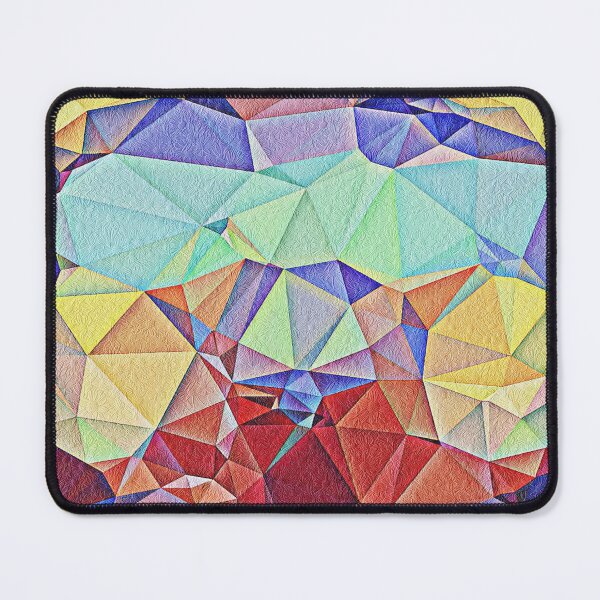 Item preview, Triangular shape art with floral texture designed and sold by Saknarong Mahima.