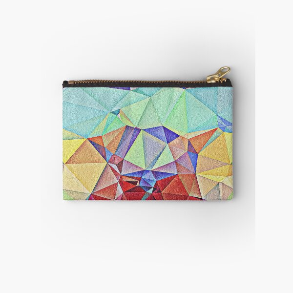 Item preview, Triangular shape art with floral texture designed and sold by Saknarong Mahima.