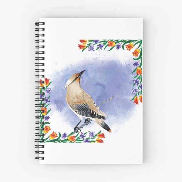Item preview, Waxwing Bird Art designed and sold by Blok45.