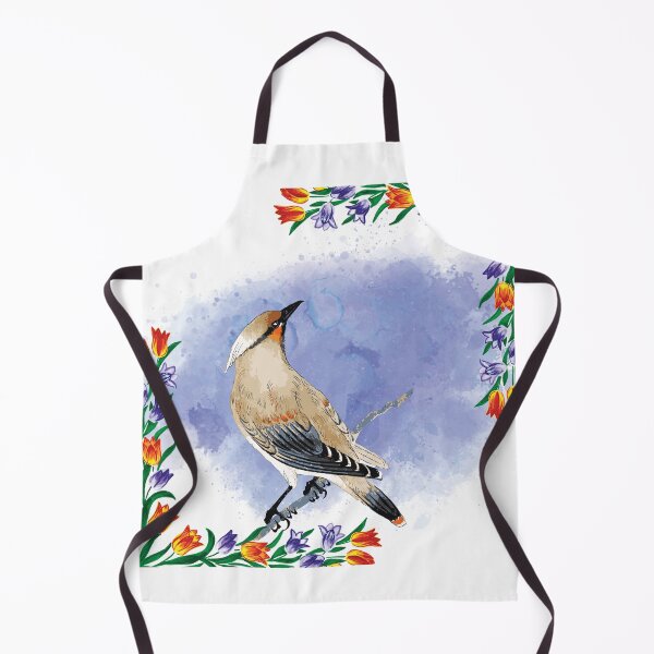 Item preview, Waxwing Bird Art designed and sold by Blok45.