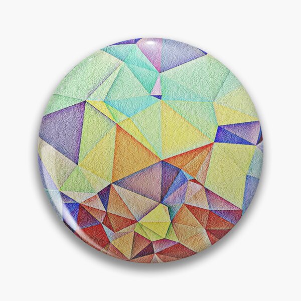 Item preview, Triangular shape art with floral texture designed and sold by Saknarong Mahima.