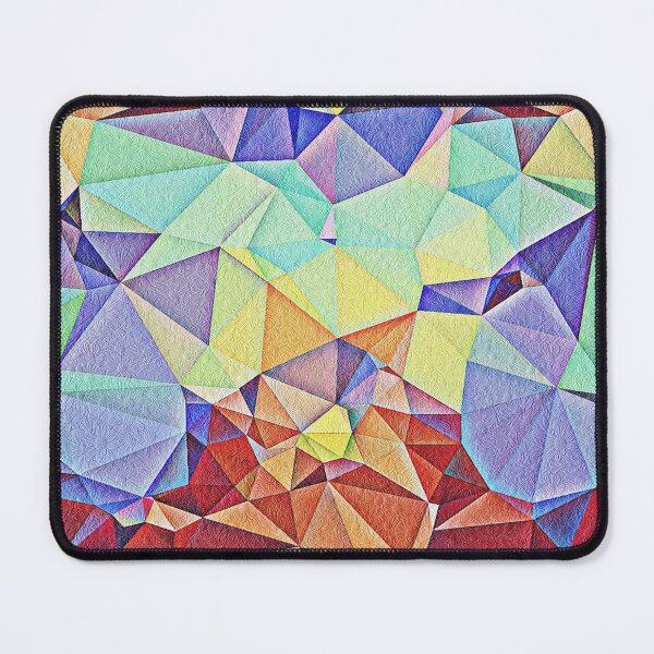 Item preview, Triangular shape art with floral texture designed and sold by Saknarong Mahima.