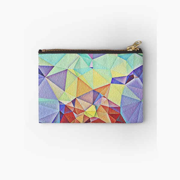 Item preview, Triangular shape art with floral texture designed and sold by Saknarong Mahima.