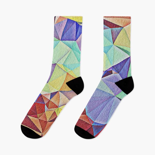 Item preview, Triangular shape art with floral texture designed and sold by Saknarong Mahima.