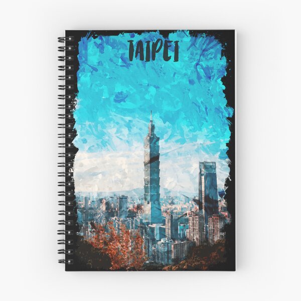 Item preview, Taipei Taiwan city watercolor designed and sold by chrlalexandru.