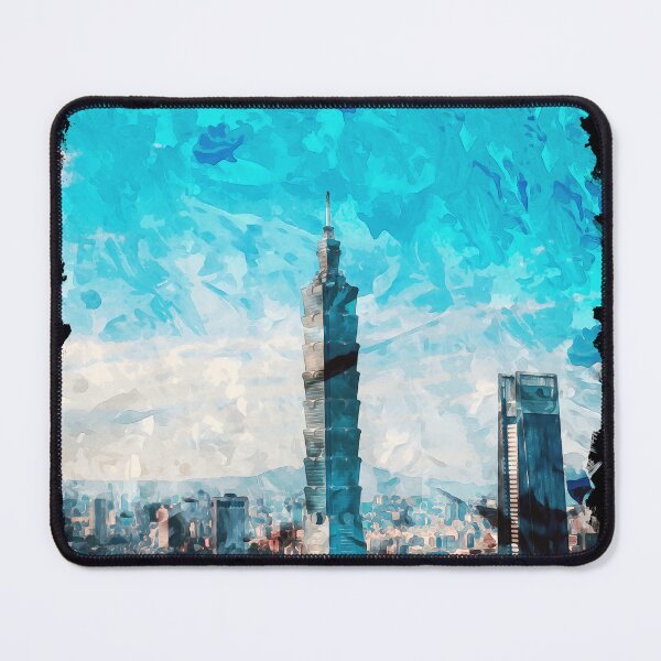 Item preview, Taipei Taiwan city watercolor designed and sold by chrlalexandru.