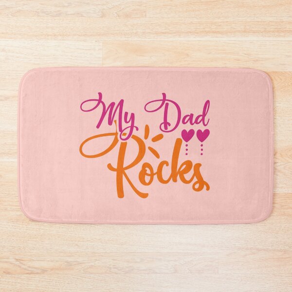Item preview, My Dad Rocks Pink designed and sold by PapitosPlace.