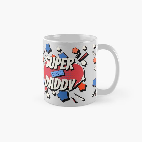 Item preview, Red, White And Blue Comic Book Style Super Cool Daddy, Great Design For Cool Dads, Perfect For Father's Day designed and sold by TrulyEpoque.