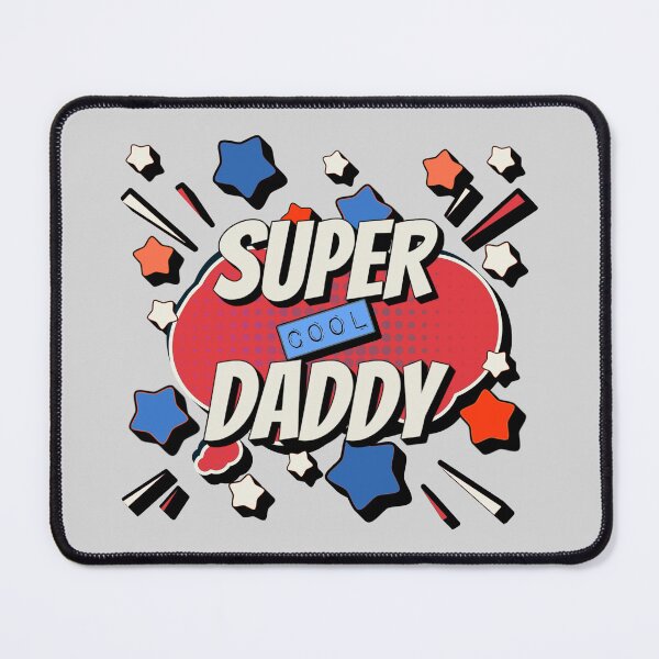 Item preview, Red, White And Blue Comic Book Style Super Cool Daddy, Great Design For Cool Dads, Perfect For Father's Day designed and sold by TrulyEpoque.
