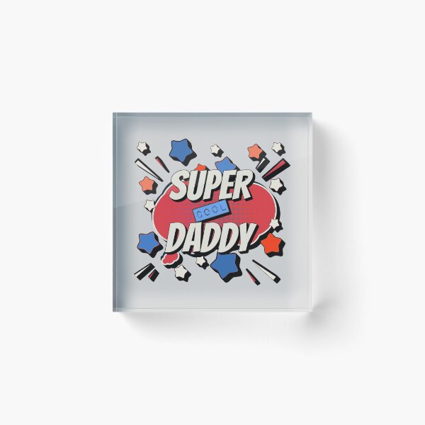 Item preview, Red, White And Blue Comic Book Style Super Cool Daddy, Great Design For Cool Dads, Perfect For Father's Day designed and sold by TrulyEpoque.