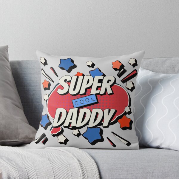 Item preview, Red, White And Blue Comic Book Style Super Cool Daddy, Great Design For Cool Dads, Perfect For Father's Day designed and sold by TrulyEpoque.