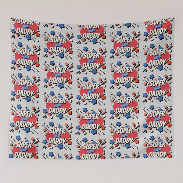 Item preview, Red, White And Blue Comic Book Style Super Cool Daddy, Great Design For Cool Dads, Perfect For Father's Day designed and sold by TrulyEpoque.