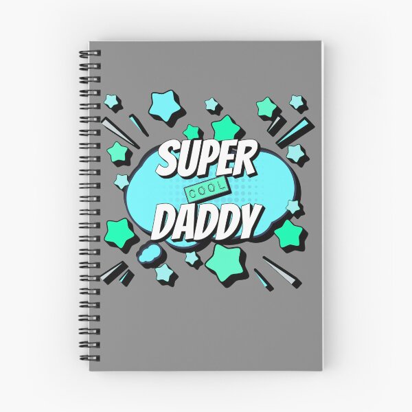 Item preview, Turquoise Blue Comic Book Style Super Cool Daddy, Great Design For Cool Dads, Perfect For Father's Day designed and sold by TrulyEpoque.