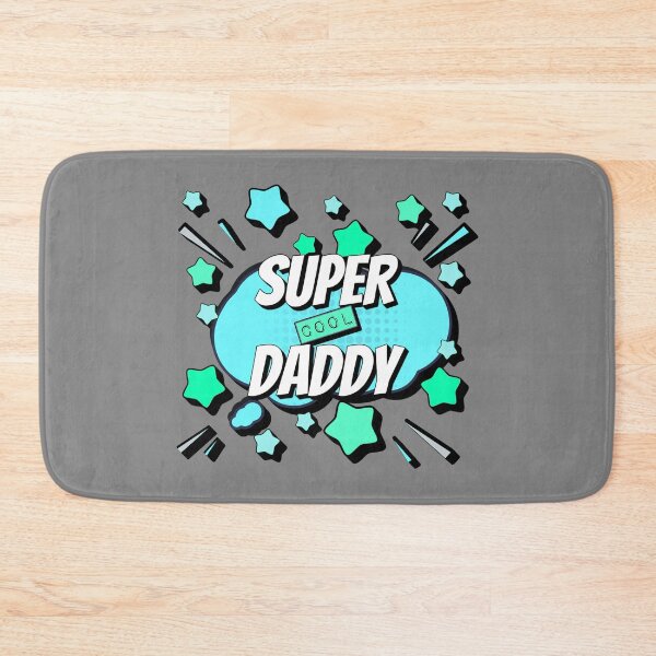 Item preview, Turquoise Blue Comic Book Style Super Cool Daddy, Great Design For Cool Dads, Perfect For Father's Day designed and sold by TrulyEpoque.