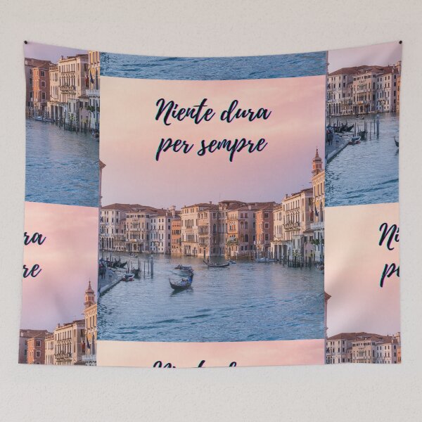 Item preview, Nothing lasts forever - popular Italian quotes theme gifts  designed and sold by RebelliousRosee.