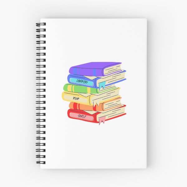 Item preview, Diversify Your Shelf Rainbow Book Stack designed and sold by madampince.