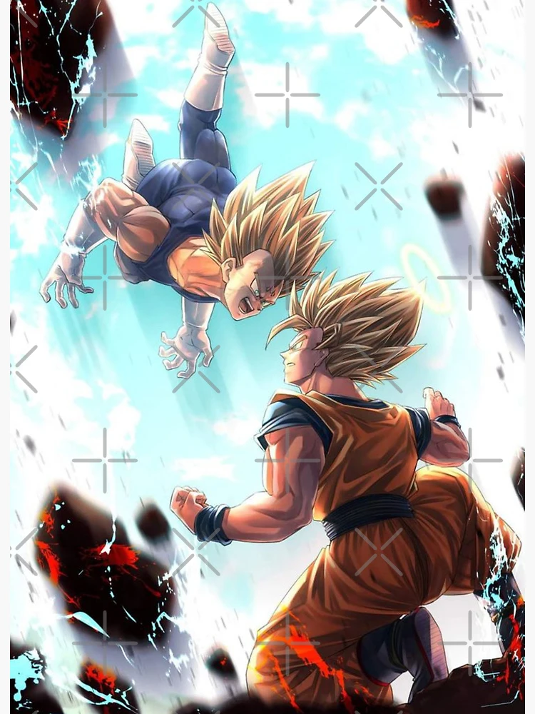 Goku and Gohan Manga Art Board Print for Sale by SenorFiredude