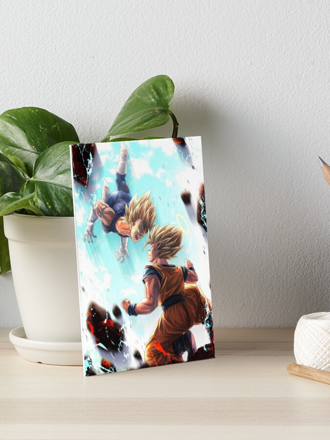 goku and vegeta fanart dragon Ball super  Art Board Print for Sale by  Yashdusane