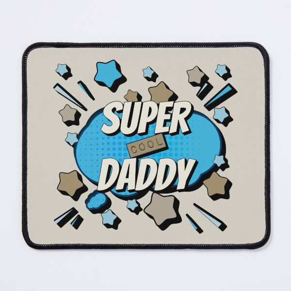 Item preview, Blue Comic Book Style Super Cool Daddy, Great Design For Cool Dads, Perfect For Father's Day designed and sold by TrulyEpoque.