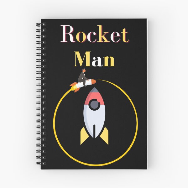 Item preview, Rocket Man And Space Shuttle Orbiting In Space designed and sold by DelightfulBliss.
