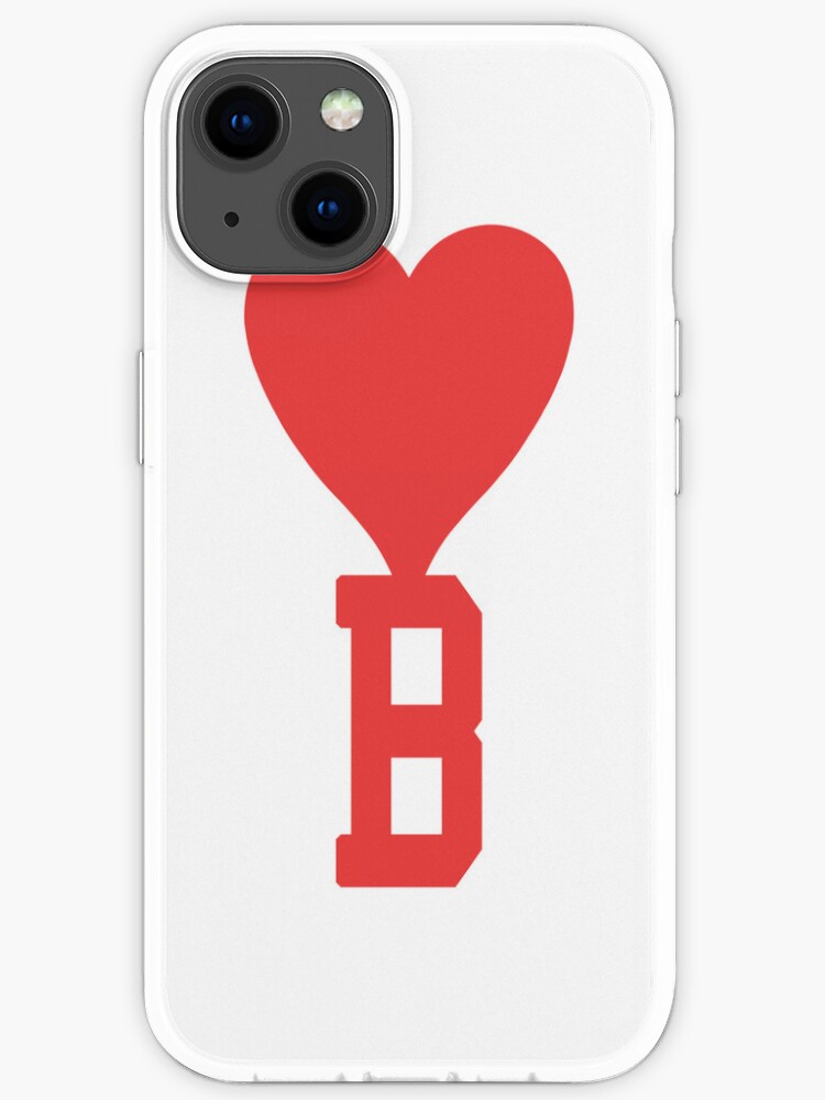 personalize B Name Love Heart Print, Hoodie Love, gift, Branded