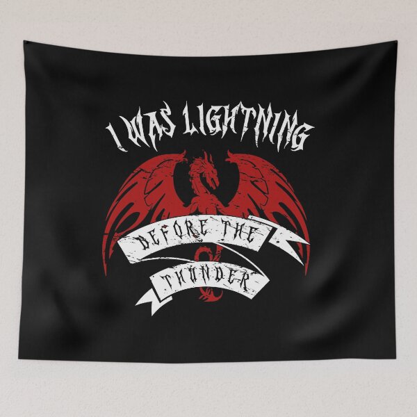 Item preview, I Was Lightning Before The Thunder Shirt The Dragons Thunder designed and sold by Sebastian88n.