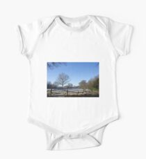Country Scene in Winter One Piece - Short Sleeve