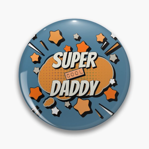 Item preview, Orange Comic Book Style Super Cool Daddy, Great Design For Cool Dads, Perfect For Father's Day designed and sold by TrulyEpoque.