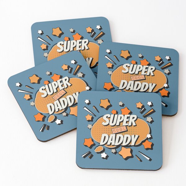 Item preview, Orange Comic Book Style Super Cool Daddy, Great Design For Cool Dads, Perfect For Father's Day designed and sold by TrulyEpoque.