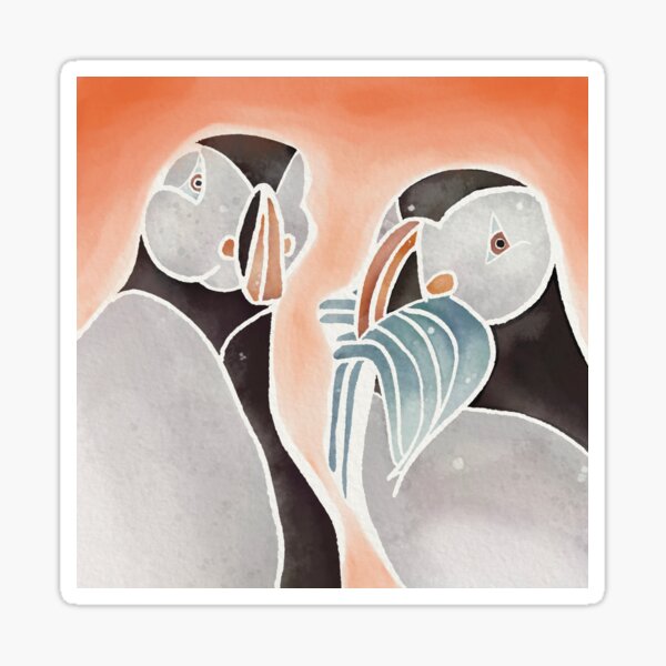 Item preview, Hi! Puffin designed and sold by LiandaDesign.