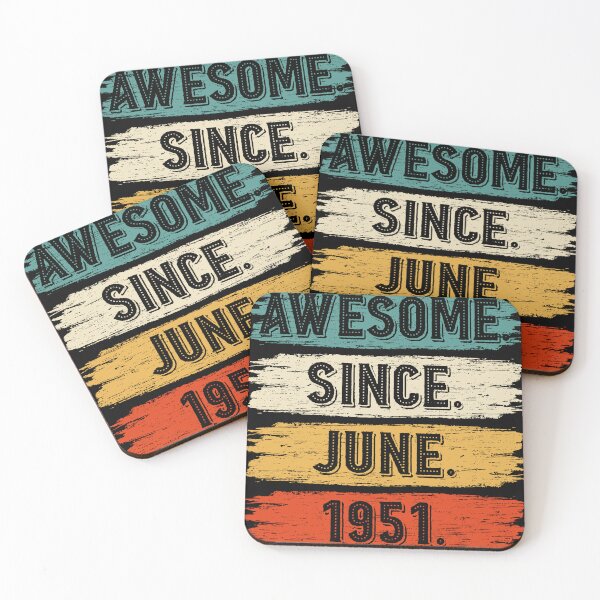 Item preview, 71 Years Old Gifts Awesome Since June 1951 71st Birthday designed and sold by MoHaCo.