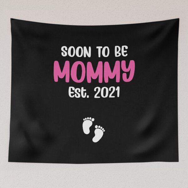 Item preview, Soon To Be Mommy Est 2021 Mom Pregnancy First Mothers Day designed and sold by haselshirt.