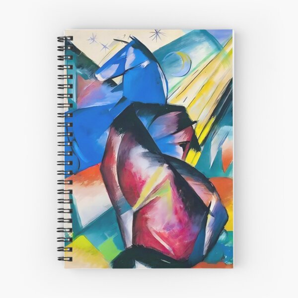 Item preview, Two Horses, Red and Blue by Franz Marc designed and sold by WonderweissStudio.