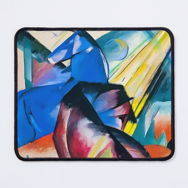 Item preview, Two Horses, Red and Blue by Franz Marc designed and sold by WonderweissStudio.